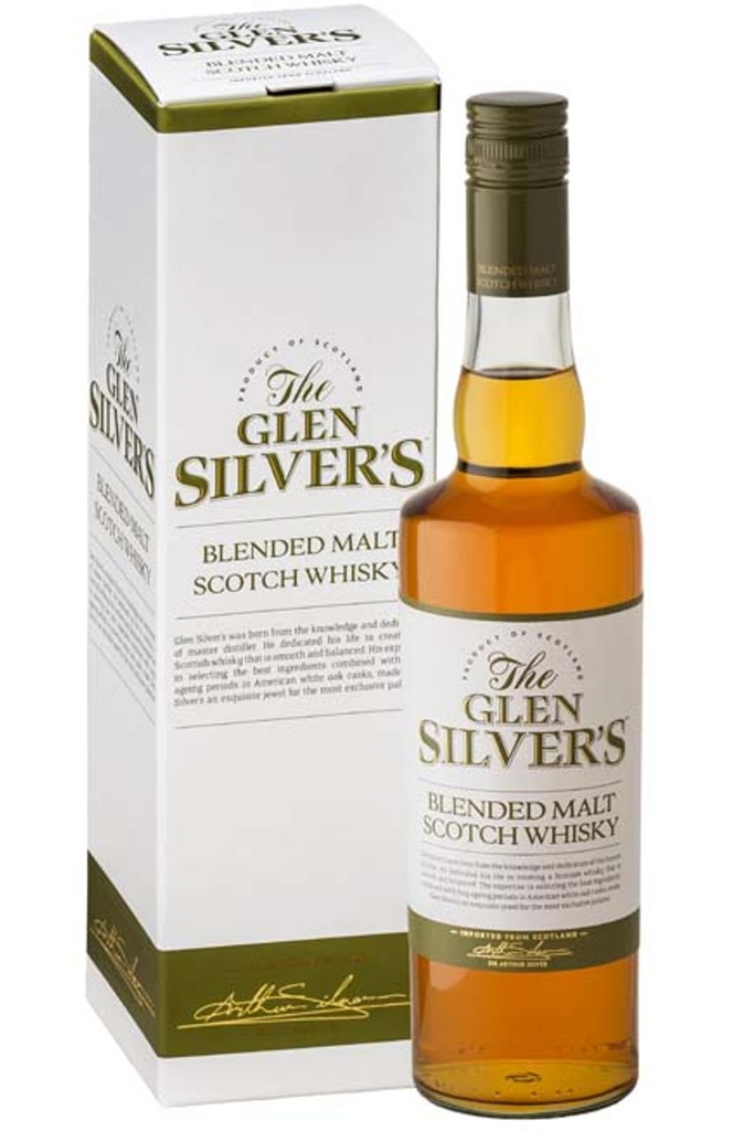 WHISKY THE GLEN SILVER'S BLENDED MALT 0,70 Cal Feru
